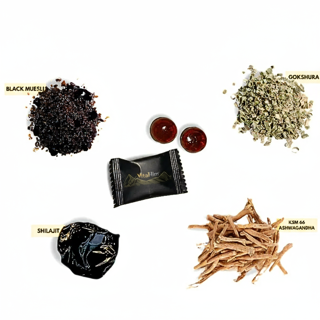 Shilajit Gold Gummies – Énergie & Vitalité Naturelle (60 gummies)